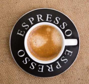 Italian espresso coffee pod